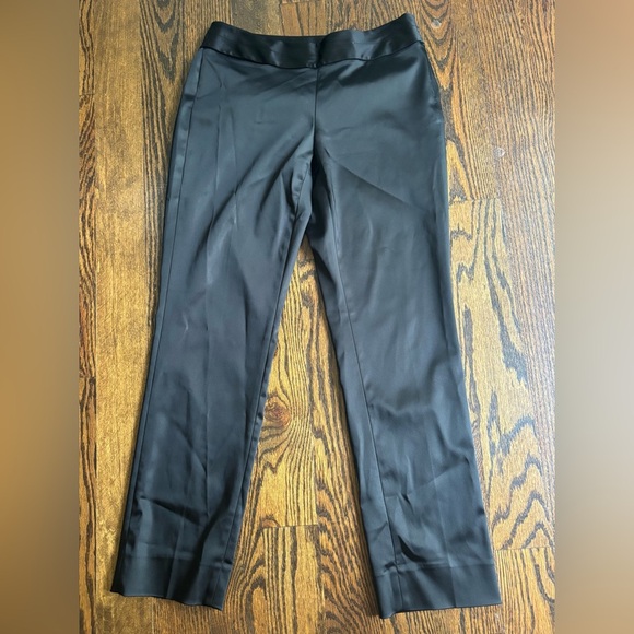 White House Black Market Classic Black Straight Leg Pants - Picture 6 of 7